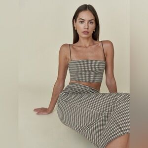Reformation Callista Two Piece Set NWT